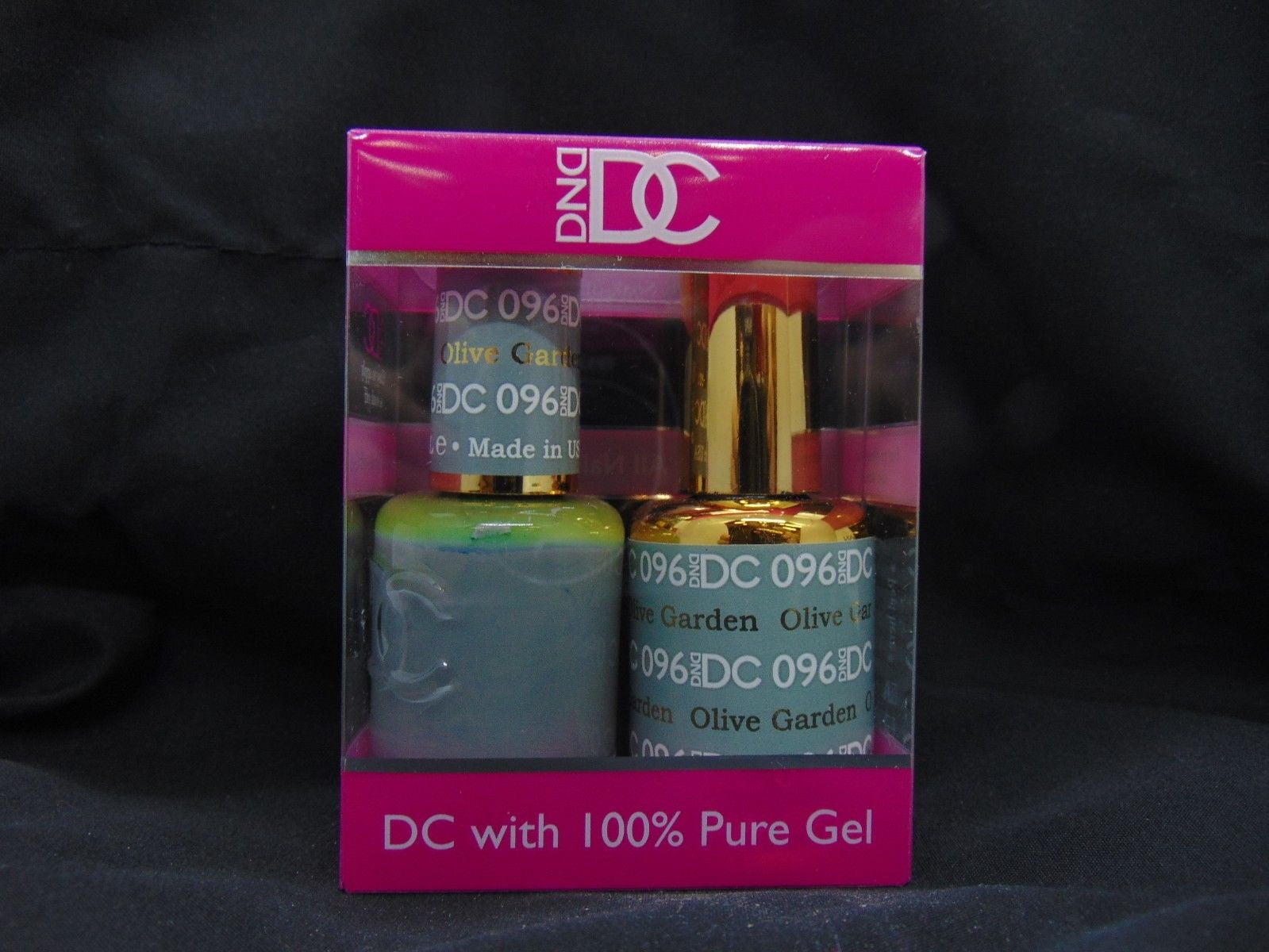 DND , DC Duo Soak off Gel \u0026 Matching nail polish, 096 , Olive Graden